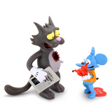 The Simpsons Itchy And Scratchy Vinyl Art Figure - My Bloody Valentine Edition