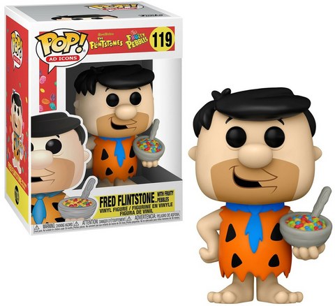 Funko Pop Ad Icons Fruity Pebbles - Fred With Cereal
